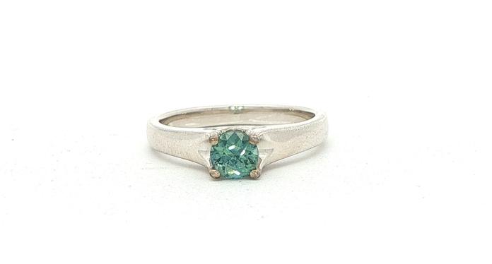 content/products/Blue-Green Montana Sapphire Solitaire Ring in Sterling Silver (0.50ct)