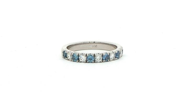 content/products/11-Stone Alternating Montana Yogo Sapphire and Diamond Band in White Gold (0.71cts TWT)