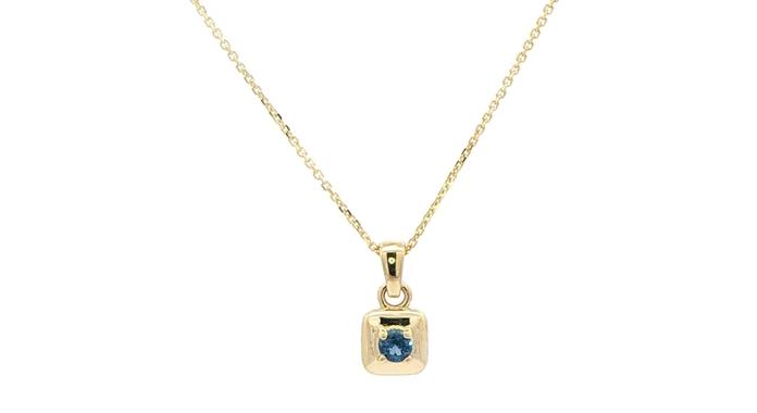 content/products/Montana Yogo Sapphire Square Pendant in Yellow Gold (0.11cts)
