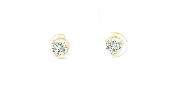 content/products/Diamond Stud Earrings in 3-Prong Martini Settings in Yellow Gold (0.51cts TWT)