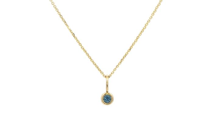 content/products/Bezel Set Montana Yogo Sapphire Pendant Necklace in Yellow Gold (0.08cts TWT)