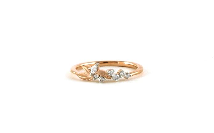 content/products/Diamond Leafy Detail Ring in Rose Gold (0.10cts TWT)
