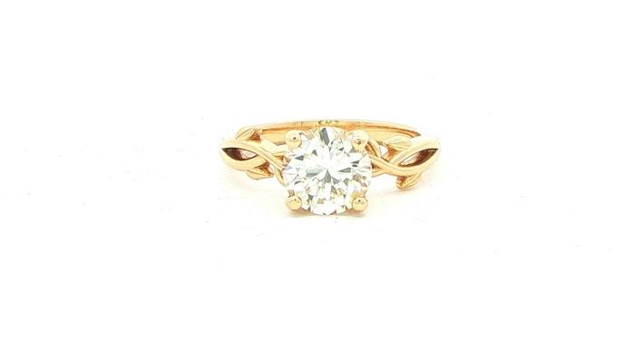 content/products/Vines Design Solitaire Diamond Engagement Ring in Yellow Gold (1.66cts)