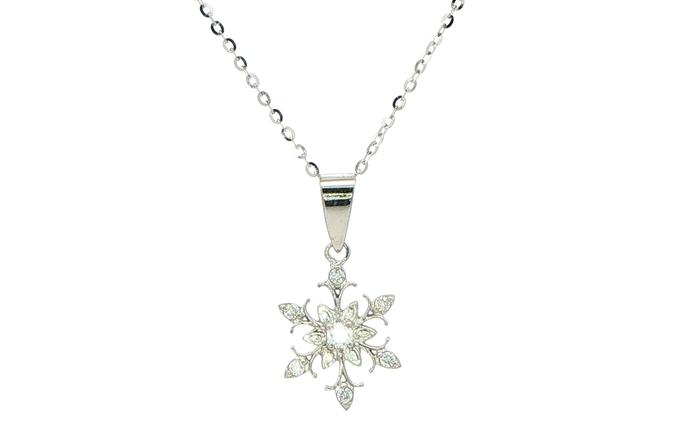 content/products/Diamond Snowflake Pendant Charm Necklace in White Gold (0.12cts TWT)