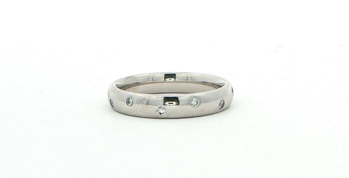 content/products/Estate Piece: Flush Set Diamond Band Eternity Ring in White Gold (0.25cts TWT)