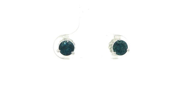 content/products/Deep Blue Montana Sapphire Stud Earrings in 3-Prong Martini Settings in White Gold (0.95cts TWT)