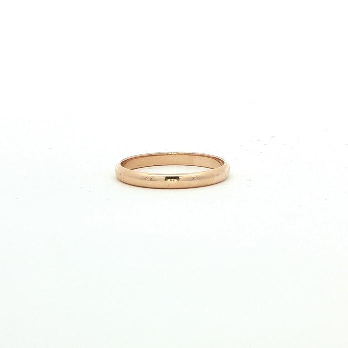 content/products/Estate Piece: Classic Half Round Wedding Band Ring in Yellow Gold (2.5 mm) 
