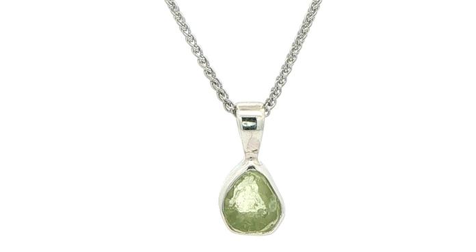 content/products/Bezel-set Raw Pale Green Montana Sapphire Solitaire Necklace in Sterling Silver