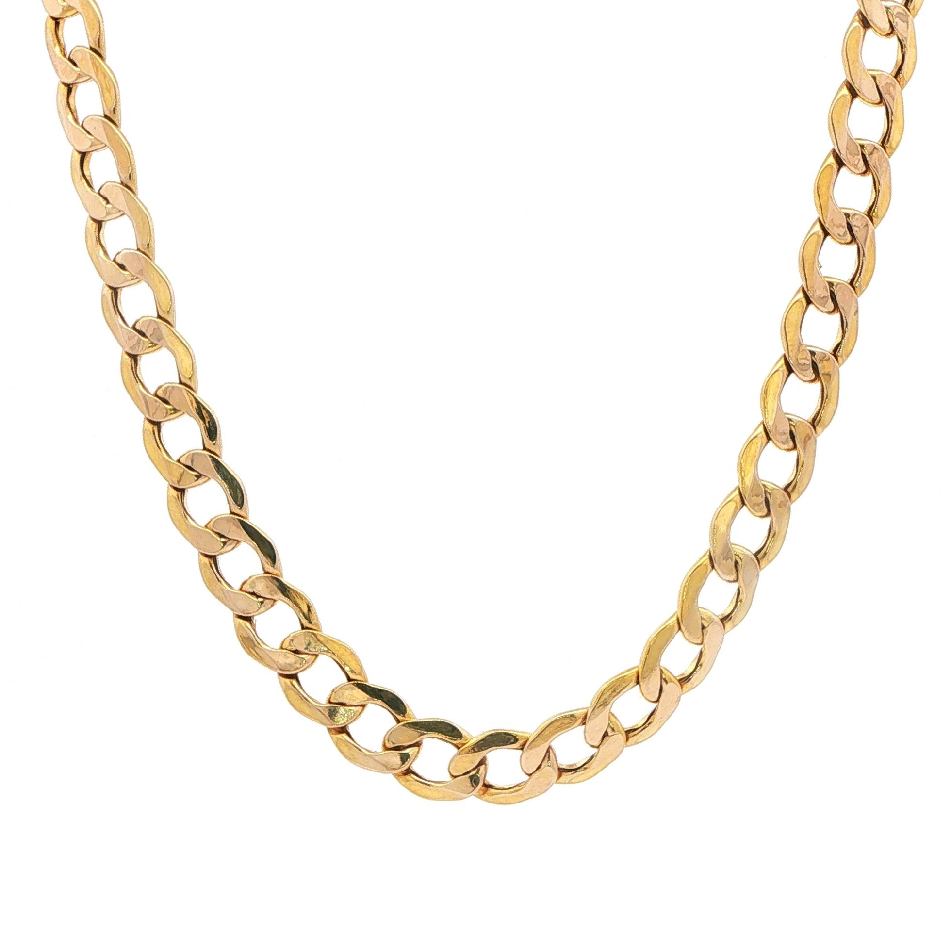 Estate Piece: Hollow Cuban Link Chain