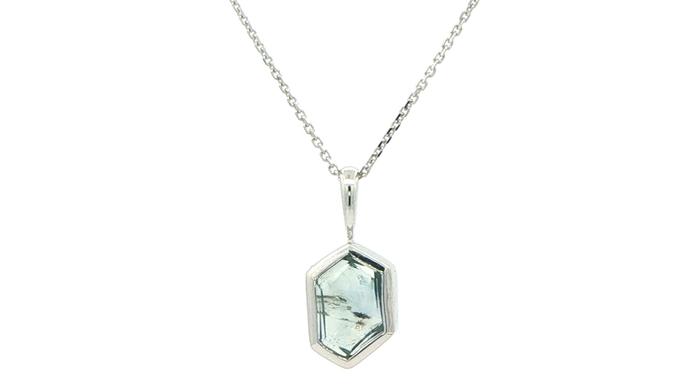 content/products/Bezel-set Rose-cut Pale Grey-Blue Montana Sapphire Pendant in White Gold (1.94cts TWT)