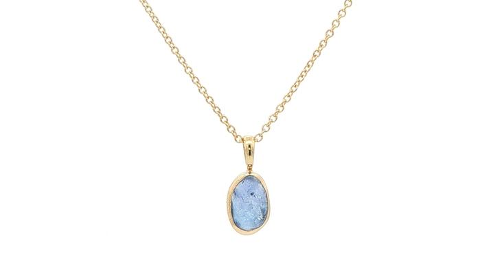 content/products/Raw Montana Yogo Sapphire Bezel Pendant Necklace in Yellow Gold (0.86cts TWT)