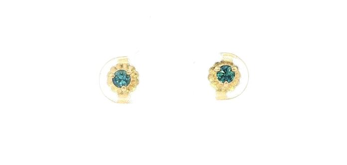 content/products/Teal Montana Sapphire Stud Earrings in 3-Prong Martini Settings in Yellow Gold (0.22cts TWT)