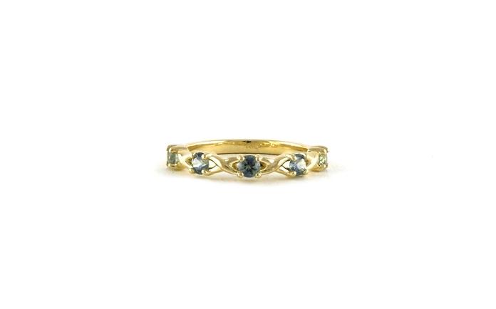 content/products/Montana Sapphire XOXO Band in Yellow Gold (0.56cts TWT)