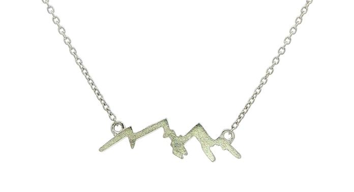 content/products/Textured Mountain Range Charm Necklace in Sterling Silver