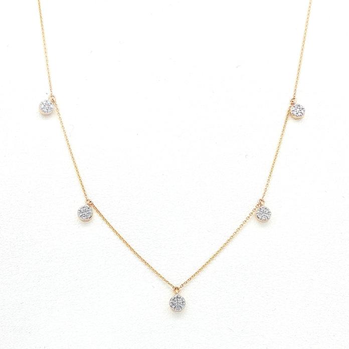 content/products/Diamond Pave Dangle Station Necklace in Yellow Gold (0.12cts TWT)