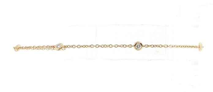 content/products/Bezel-Set Diamond Chain Station Bracelet in Yellow Gold (0.14cts TWT)